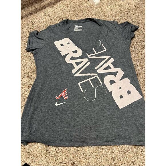 Nike Dri-Fit Genuine Merchandise Atlanta Braves Tee size XXL - Picture 1 of 6